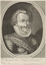Portrait of Henry de Bourbon, print maker: Hendrick Hondius I, 1630