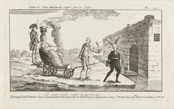 Drawing by Hendrik van der Noot and Petrus van Eupen, 1790, Anonymous, 1787-1790