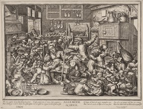 The Shoemaker and the spinster as schoolmasters, Pieter de Bailliu (I), Pieter van der Borcht (I),