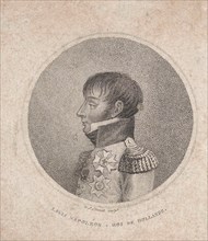 Portrait of Louis Napoleon Bonaparte, Jacob Willem Strunck, 1806 - 1810