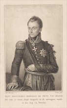 Portrait of William II, King of the Netherlands, Philippus Velijn, 1815 - 1836