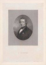 Portrait of Jacob van Lennep, print maker: Willem Steelink I, Johan Coenraad Hamburger, J.F.