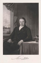 Portrait of Nicolaas Beets, print maker: Dirk Jurriaan Sluyter, Adrianus Johannes Ehnle, J.F.