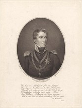 Portrait of William II (king of the Netherlands), Willem van Senus, Marten Westerman, J. van Ledden