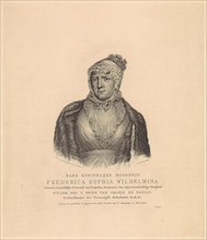 Portrait of Wilhelmina of Prussia (1751-1820), Willem van Senus, Evert Maaskamp, Evert Maaskamp,
