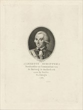 Portrait of Albertus Schippers, print maker: FranÃ§ois Joseph Pfeiffer I, 1787