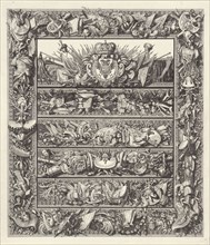 War Trophies and the coat of arms of Charles V of Habsburg, Anonymous, 1683-1783