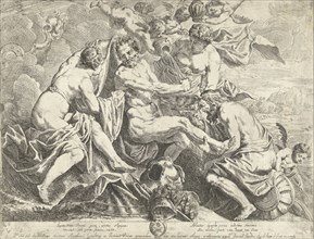The deification of Aeneas, DaniÃ«l van den Dijck, c. 1635 - c. 1670