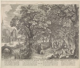 Calling of Zacchaeus, Anonymous, Nicolaes Visscher (II), 1679 - 1702