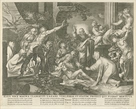 Raising of Lazarus, Jan Harmensz. Muller, Anonymous, Claes Jansz. Visscher (II), 1601-1652