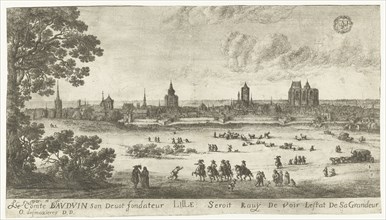 View of Lille, France, Gilles Neyts, 1643 - 1681