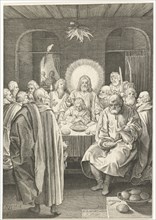Last Supper, Nicolaes de Bruyn, 1618