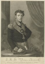 Portrait of Frederick, Prince of the Netherlands, Dirk Sluyter, Harmanus Langerveld, 1817