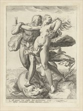 Neptune and Caenis, Hendrick Goltzius, 1586 - 1590