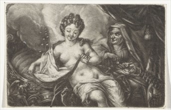 Jupiter and Danae, Bernard Picart, Anonymous, 1683 - 1733