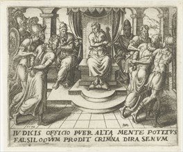 Daniel condemns the elders, Abraham de Bruyn, 1570