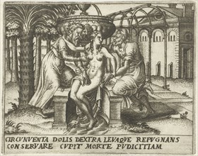 Susanna and the Elders, Abraham de Bruyn, 1570