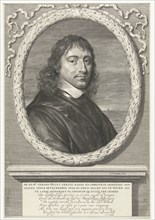 Portrait of Gerard Hulft, Abraham Bloteling, Joost van den Vondel, 1656-1690