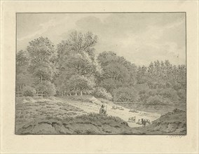 Landscape at Overveen, The Netherlands, Jan Evert Grave, 1769-1805