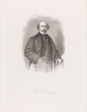 Portrait of the artist Nicholas Pieneman, Edouard Taurel, 1834 - 1892