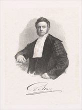 Portrait of the physician Jan Gozewijn Loncq, Edouard Taurel, 1863