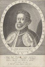 Portrait of Anton Shirley, Aegidius Sadeler, 1614-1629
