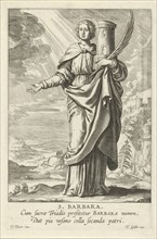 Saint Barbara, Theodoor Galle, 1581 - 1633