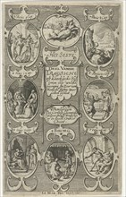 Title page for: Het seste deel vande Tragische oft klaechlijcke historien, 1613, print maker: