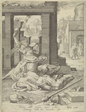 Jael and Sisera, Anonymous, Jan Saenredam, Claes Jansz. Visscher (II), 1606 - 1652