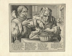 Satire on hygiene, Crispijn van de Passe (I), 1574 - 1637