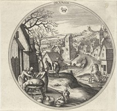 December, Adriaen Collaert, Hans Bol, Hans van Luyck, 1578-1582