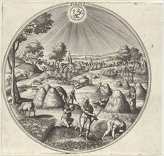July, Adriaen Collaert, Hans Bol, Hans van Luyck, 1578 - 1582