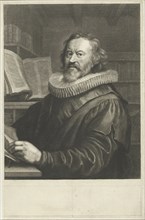 Portrait of Gerardus Joannes Vossius, Abraham Bloteling, Joachim von Sandrart, after c. 1660 -