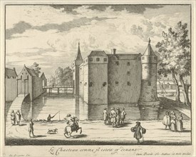 Castle Gunterstein as it was before, Breukelen, The Netherlands, Willem Swidde, Jaques Le Moine de