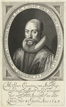 Portrait of Simon Episcopius at the age of 40, Willem Jacobsz. Delff, Dirck Pietersz. Bontepaert,