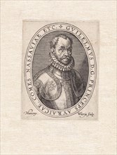 Portrait of William I, Prince of Orange, print maker: Hieronymus Wierix, 1579 - 1583