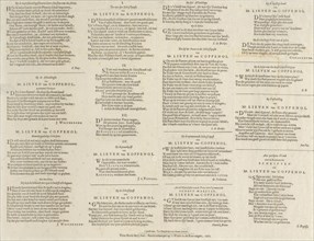 Praise poems of various writers Lieven Willemsz or Coppenol, Cornelis Boey, Jacob Westerbaen, Joost