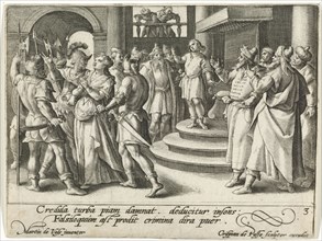 Susanna brought to court, Crispijn van de Passe (I), 1574-1637