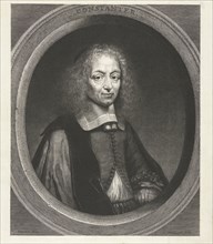 Portrait of Constantijn Huygens, Abraham Bloteling, 1672 - 1690