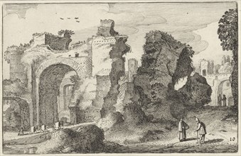 Baths of Caracalla in Rome, Jan van de Velde (II), 1616