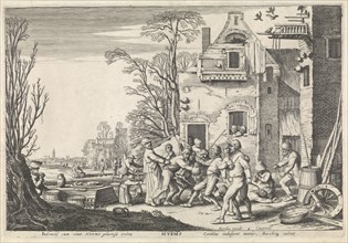 Winter (Hyems), Jan van de Velde (II), Hendrick Hondius (I), unknown, 1617