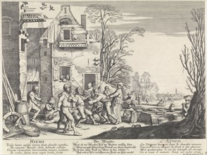 Winter (Hyems), Jan van de Velde (II), Anonymous, Martin Engelbrecht, 1749 - 1756