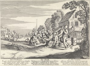 Autumn (Autumnus), Jan van de Velde (II), Anonymous, Martin Engelbrecht, 1649 - 1756