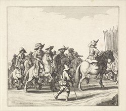 Exodus from the Spanish army from Maastricht, 1632 (plate 5), Jan van de Velde (II), Jan Martszen