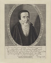 Portrait of Menno Simons, Jan van de Velde (II), Cornelis Koning (?-1671), 1603 - 1641