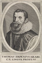 Portrait of Thomas Erpenius, Abraham Elzevier (I), Bonaventura Elzevier, Andries Clouck, 1625