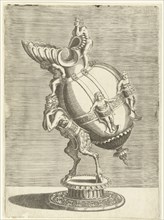 Oval jug, Balthazar van den Bos, Cornelis Floris (II), Hieronymus Cock, 1548