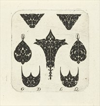 Ring Ornament between six ornaments, Guillaume de la Quewellerie, 1611