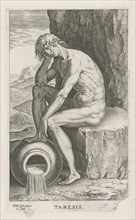 River God Tamesis, Philips Galle, 1586