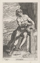River God Ligeris, Philips Galle, 1586
